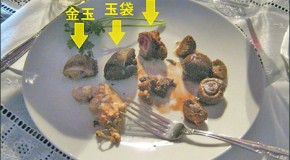 Person sells their penis, testicles, and scrotum as delicacy