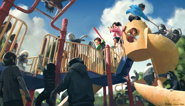 Zombie Playground: KICKSTART IT!